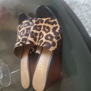 Womens Franco Sarto summer slides NEVER WORN